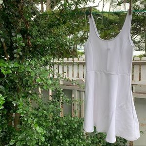 Divided (H&M) plain white dress 🤍